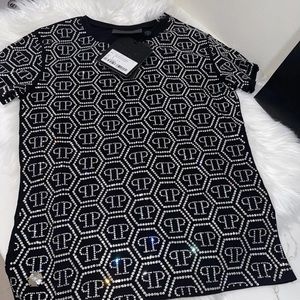 Philipp Plein Crystal top size xl nwt